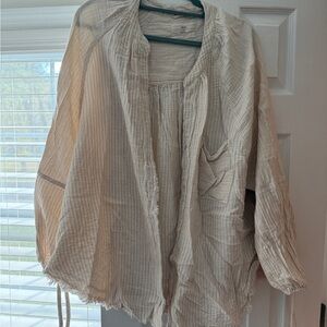 Aerie Daybreak Coverup Shirt